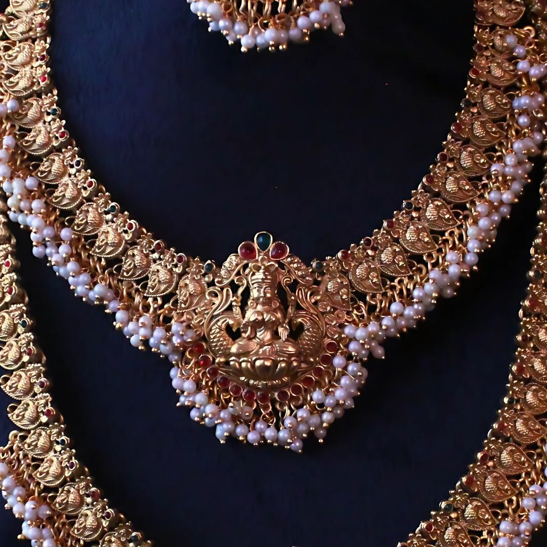 Antique South Indian Lakshmi Haram