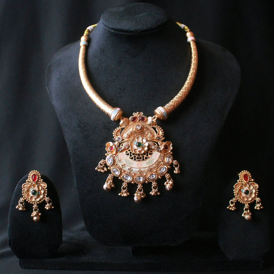 Gold plated Kante Necklace