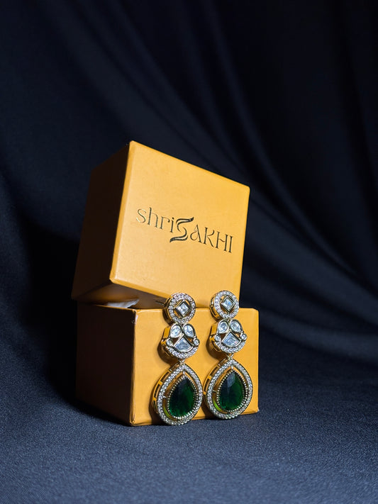 Brass Kundan Mossonite