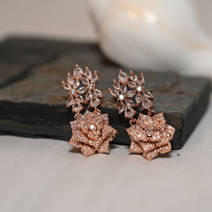 Rose ad stud Necklace