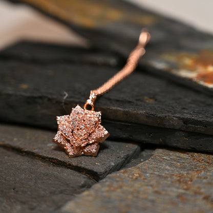 Rose ad stud Necklace