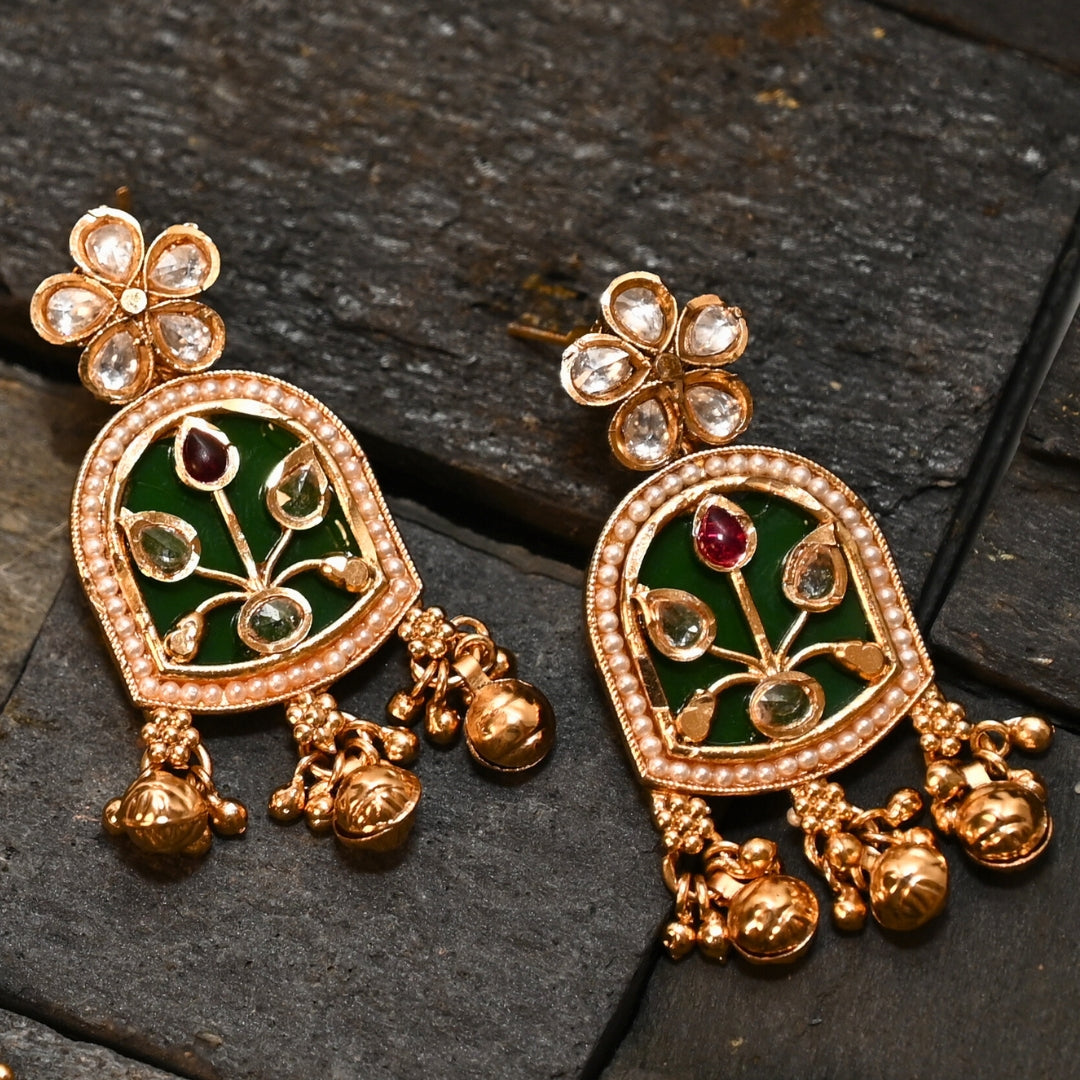 Rajwadi Meenakari Necklace