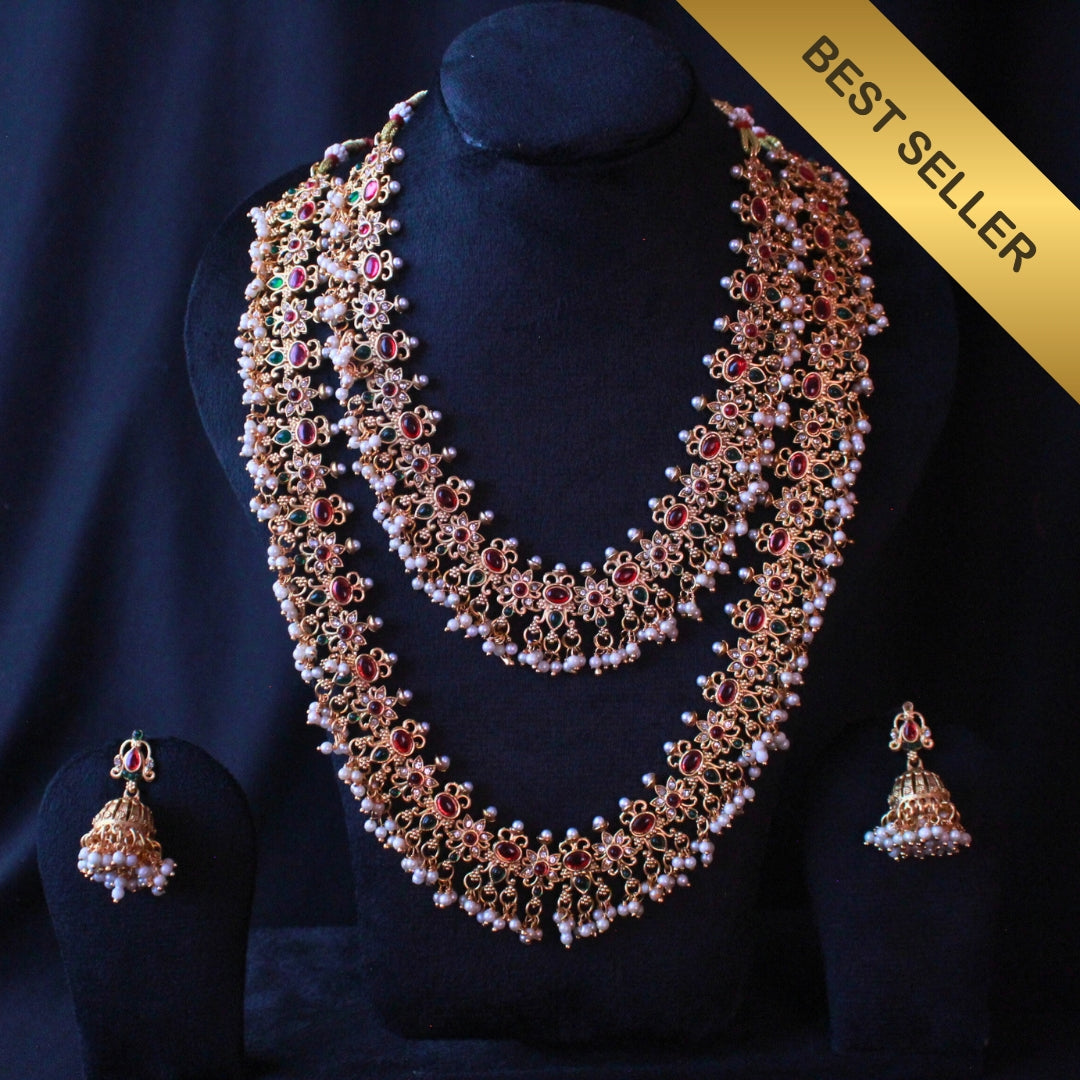 Shrisakhi Guttapusalu Neck Set