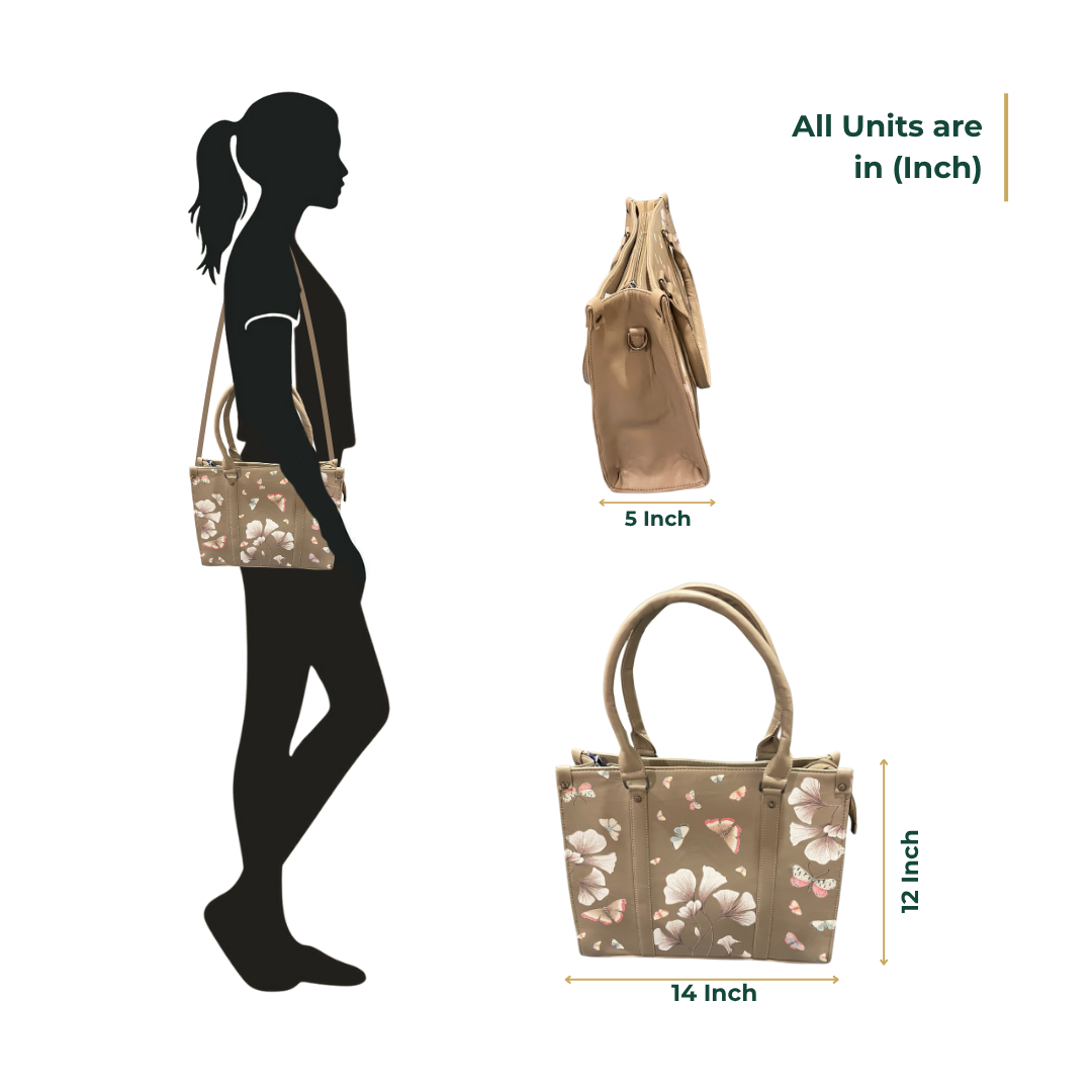 Floral Printed Tote Bag