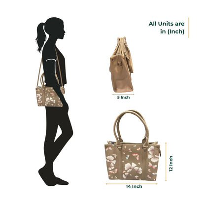 Floral Printed Tote Bag