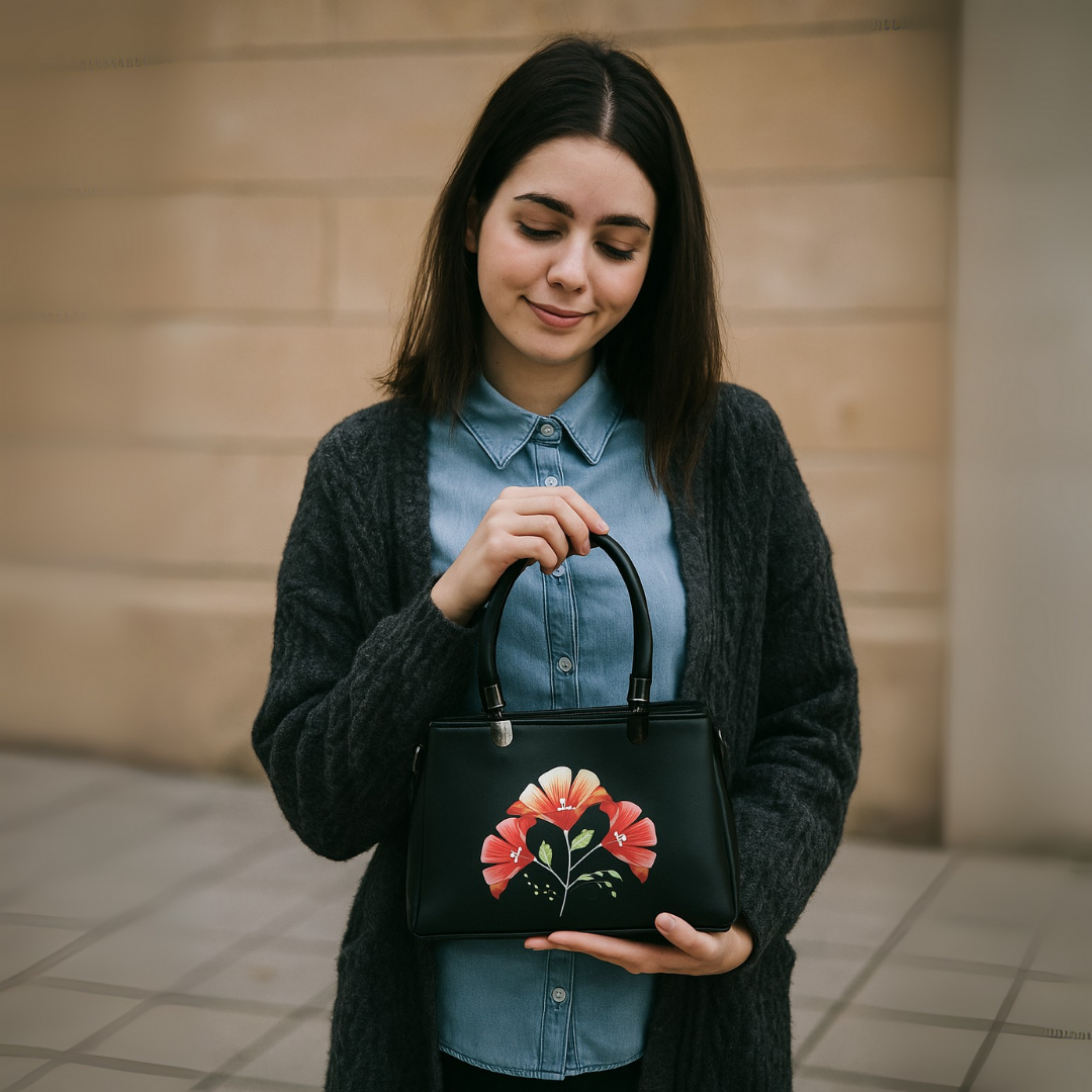 Shrisakhi Floral Print Premium Bag