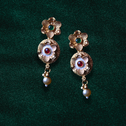 Antique Rajwadi Meenakari Necklace